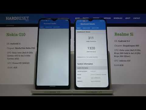Nokia G10 vs Realme 5i - Geekbench 5 CPU Benchmark Comparison