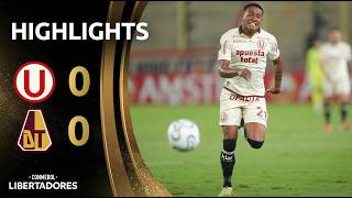 UNIVERSITARIO vs. TOLIMA | HIGHLIGHTS | CONMEBOL LIBERTADORES 2026