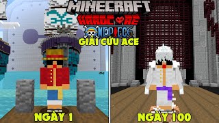 RAKYVN SINH TỒN 100 NGÀY GIẢI CỨU ACE TRONG MINECRAFT ONE PIECE SIÊU KHÓ !