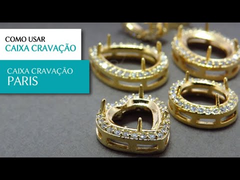 Como Usar Caixa Paris para Cravação na Montagem de Semijoias - Pedra Mística