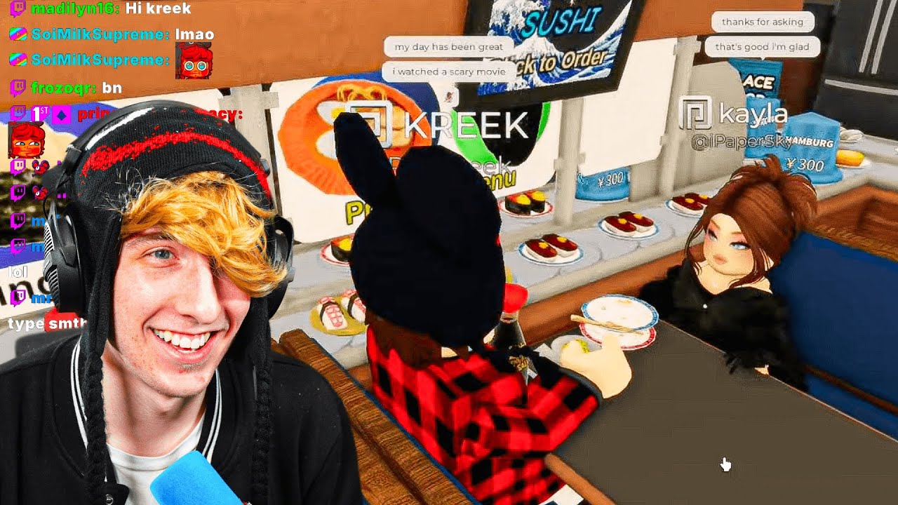 kreekcraft goes on a roblox date
