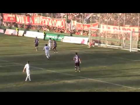 Gol de Lucas Gamba (Independiente Rivadavia de Mza) ante Union de Santa Fe