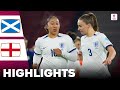 England vs Scotland | Highlights | UEFA Women's Nations League 05-12-2023