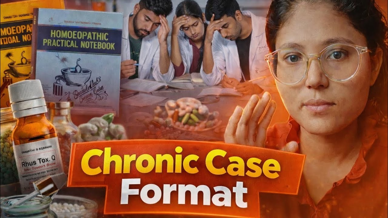 Homoeopathic chronic case format for practical book (chronic case taking)
