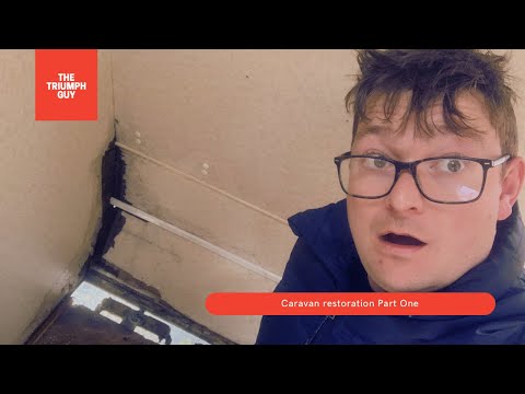 CARAVAN RESTORATION- Part One - retro caravan