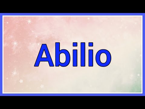 Abilio : Name Origin Meaning