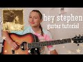 Taylor Swift Hey Stephen Guitar Tutorial NO CAPO - Fearless (Taylor’s Version) // Nena Shelby
