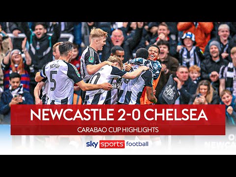 Newcastle 2-0 Chelsea - Carabao Cup
