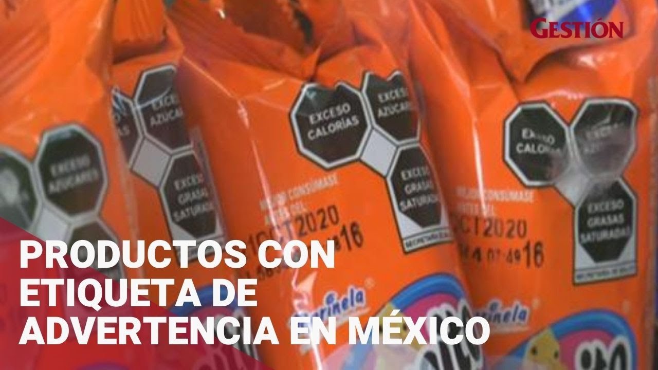 México: Productos con etiqueta de advertencia