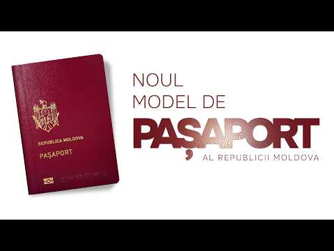 Noul model de Pașaport al Republicii Moldova