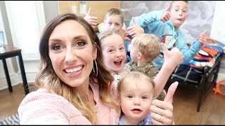 Bedtime with 8 KIDS! Nighttime + Dinnertime tips + tricks + hacks | Jordan Page