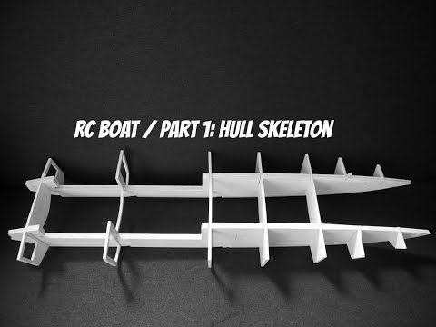 RC boat / part 1: hull skeleton