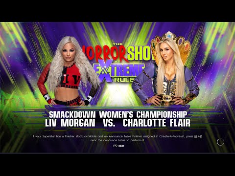 WWE 2K22 Universe Mode | Liv Morgan Vs Charlotte Flair