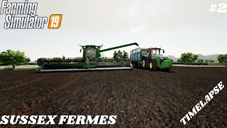 Récolte du colza & travail du champs | Farming Simulator 19 | Sussex Fermes | #2