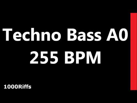 Techno Bass Metronome A0 : 000 BPM : Beats Per Minute