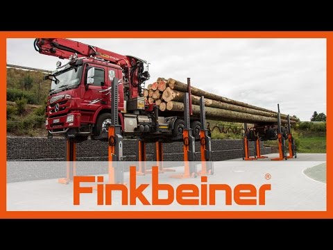 Pont à colonnes mobiles pour poids lourds sans câble