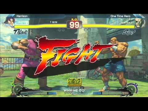 SSF4: Harrison vs One Time Hero - Why Me Dojo? 007