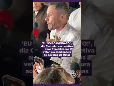 "Eu sou candidato", diz Cleitinho após Republicanos barrá-lo em Minas