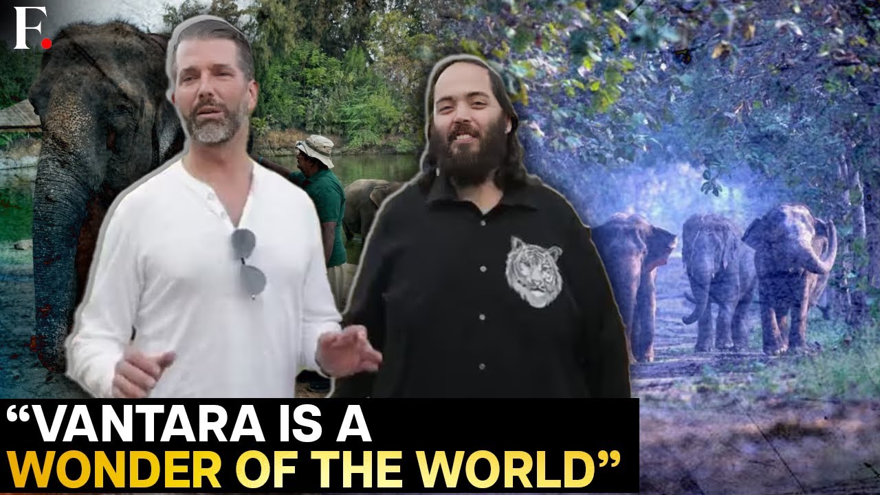 India: Donald Trump Jr Tours Vantara, Says “Animals Here Live Better Than I Do” | N18G