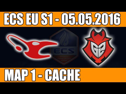 Mousesports vs G2 eSports | Map 1 (Cache) ECS EU Season 1 2016 CS:GO Week 4 (05.05.2016)