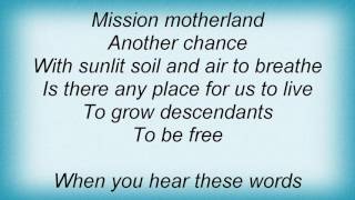 Helloween - Mission Motherland Lyrics