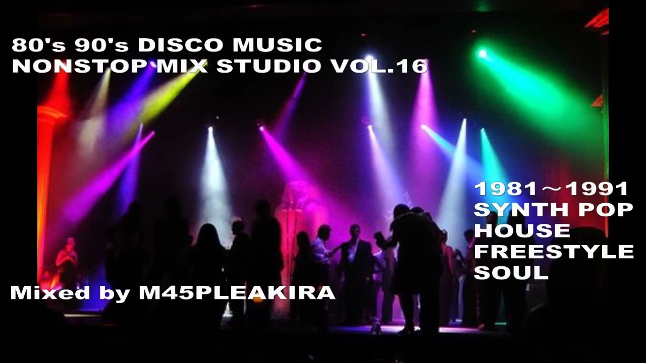 80's 90's DISCO MUSIC NONSTOP MIX STUDIO VOL.16