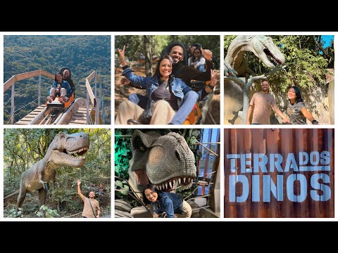 TERRA DOS DINOS - COMO É O MAIOR TRENÓ DE MONTANHA DA AMÉRICA LATINA? COMO É O LANCHE TREX-TAURANTE?