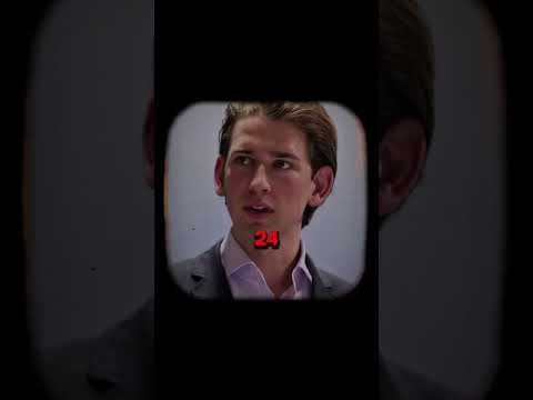 Sebastian Kurz became State Secretary at the age of 24.