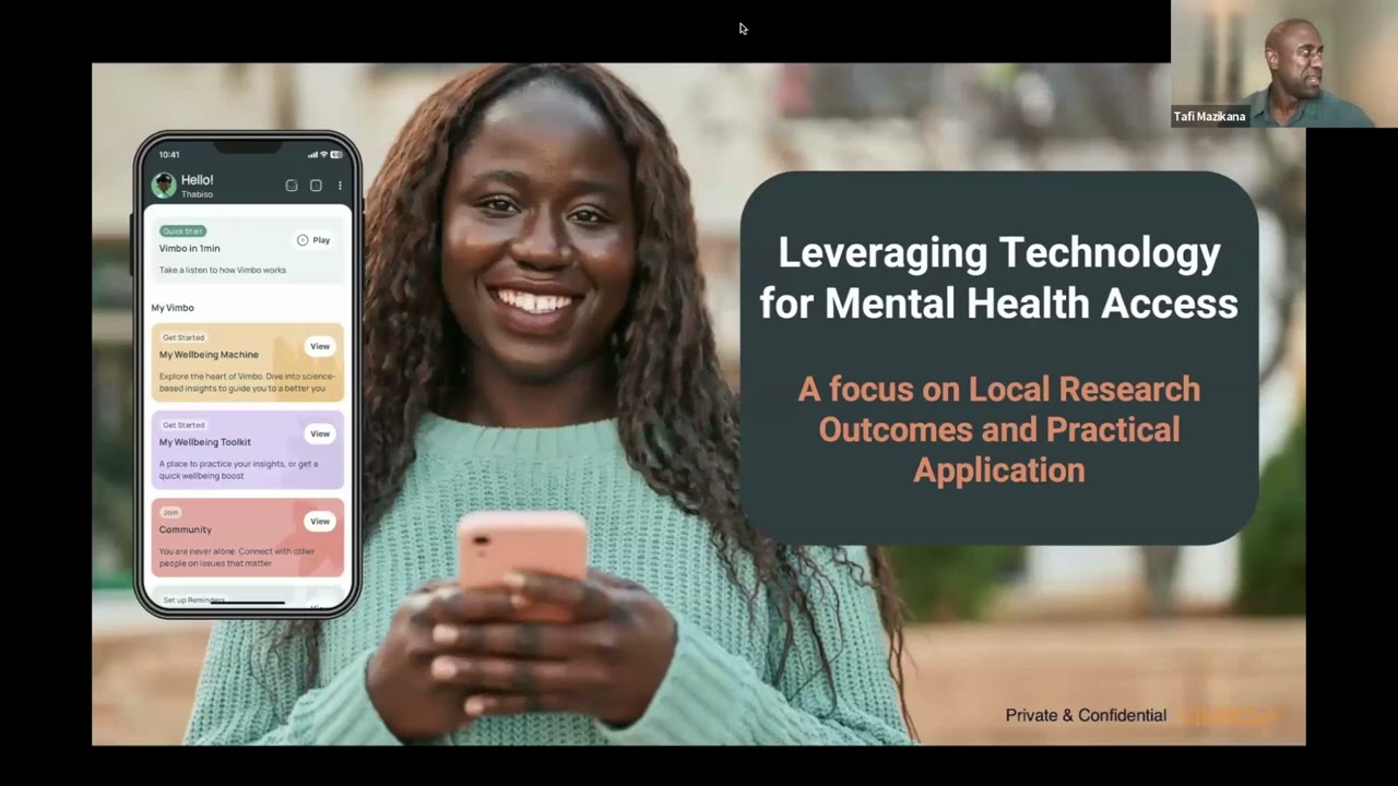 Webinar 17: Leveraging technology for mental health access
