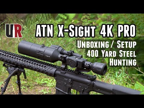 ATN X-Sight 4K Pro Hands-On: Unboxing/Setup, One-Shot Zero, 400 Yard Steel, Hunting Action