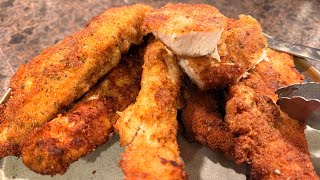 Chicken Tenders & Crispy Cheddar Potatoes!