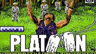 Platoon - C64 Loading Screen - Nostalgia Overload!!  C64 Retro Music Loading Screen  (C64)