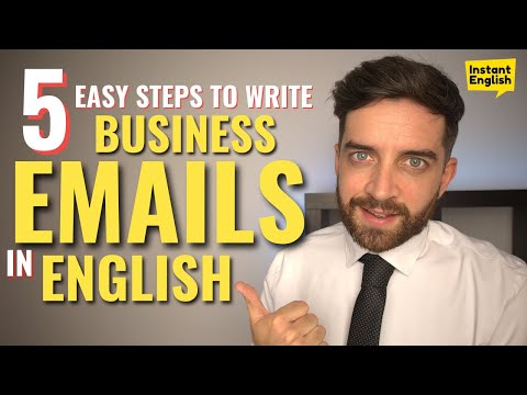 5 Easy Steps to Write Business Emails in English 👨‍💼💻