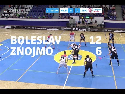 7. KOLO TIPSPORT SUPERLIGY: Technology Florbal MB - TJ Znojmo LAUFEN CZ 12:6