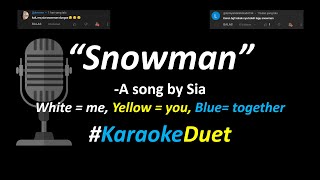 Download lagu Sia - Snowman (Duet Karaoke Version) | Cover | #DuetKaraoke #singwithme mp3 Download lagu Sia - Snowman (Duet Karaoke Version) | Cover | #DuetKaraoke #singwithme mp3