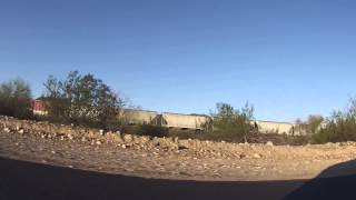 preview picture of video 'Passenger's View of Dead Cow Road, AZ SR 238 East from Gila Bend toward Maricopa, AZ, GP030030'