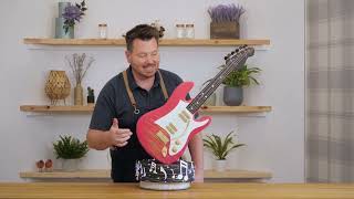 3D Spinning Electric Guitar Cake by Paul Bradford