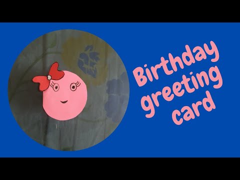 Cute Birthday Card Making Idea|Birthday Card Tutorial|HowTo Make Birthday Card|Easy Way|Step By Step
