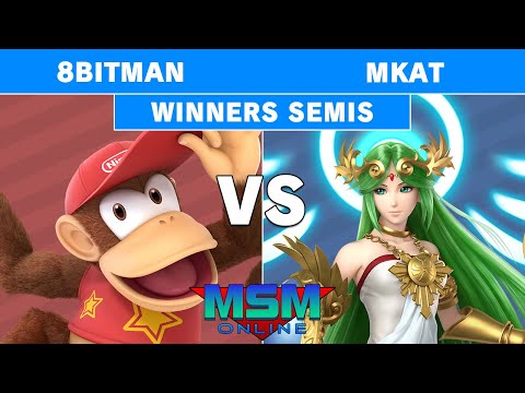MSM Online 53 - 8BitMan (Diddy Kong) Vs. Mkat (Palutena) - Winners Semis
