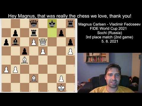 Hey Magnus, that was really the chess we love, thank you!