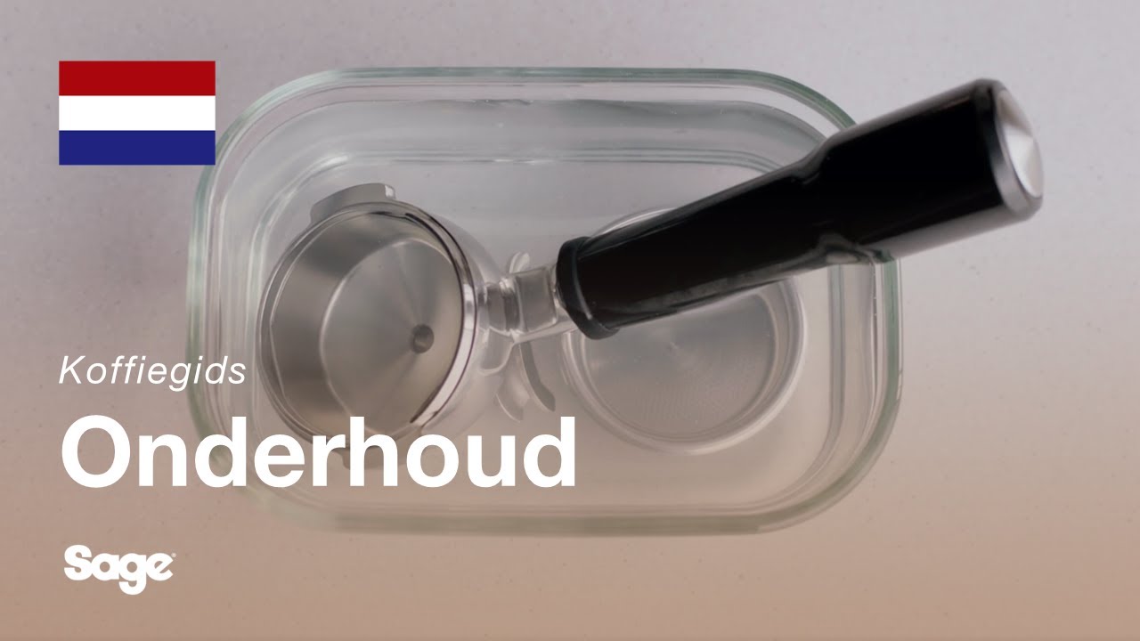 Hoe je het portafilter en de filtermand schoonmaakt
