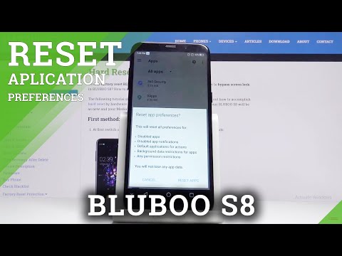 How To Reset App Preferences in Bluboo S8 – Restore App Settings