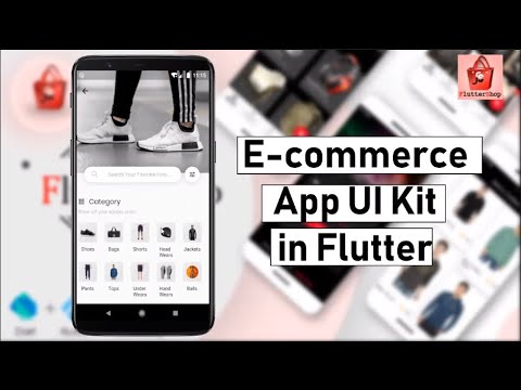 FlutterShop E-commerce App UI kit |  E-commerce Template 2020 in Flutter