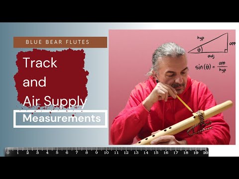 Blue Bear Flutes - How Long Should the Track or Air Chamber Be When Making a Native American Flute?