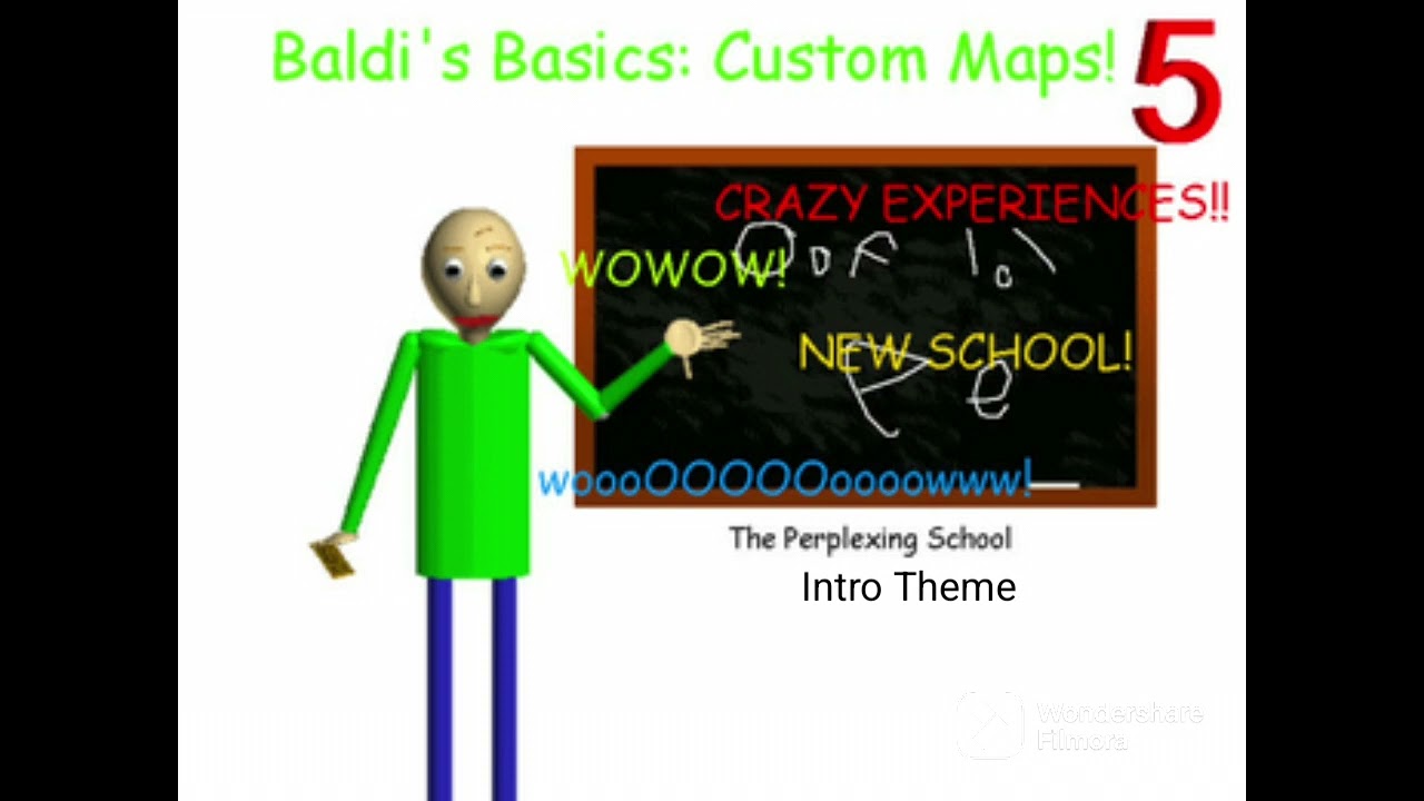 Baldis BASICS Custom Maps! 5 - Schoolhouse Theme