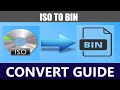 How To Convert ISO To BIN CUE File With PowerISO