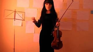 Ray Charles &amp; Natalie Cole - Fever, violin cover