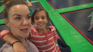 😳TRAMPOLINE INJURY 😳WE GO TO REBOUNDERZ AND DO GYMNASTICS! SMELLY BELLY TV | FAMILY VLOG