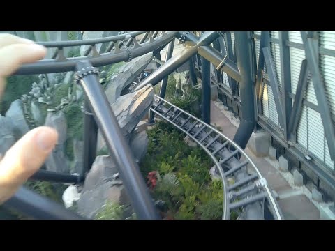 VelociCoaster Front Row POV Jurassic World Universal Studios Orlando 1080P 60FPS OnRide