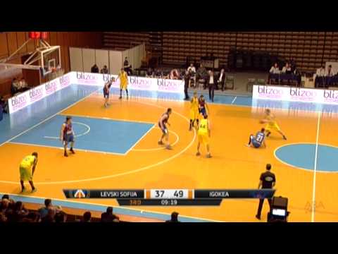 ABA Liga 2014/15, Round 23 match: Levski - Igokea (2.3.2015)